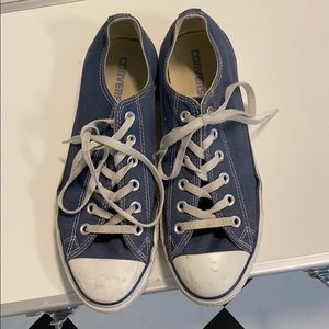 Navy Converse sneakers